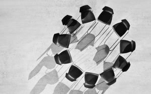 Chairs arranged in a circle