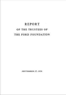 FF Annual Report 1950