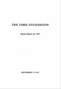 FF Anual Report 1951