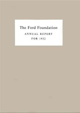 FF Annual Report 1952