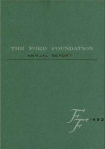 FF Annual Report 1953