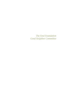 Ford Foundation Good Neighbor Committee