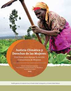 Justicia Climática y Derechos de las Mujeres: Una Guía para Apoyar la Acción Comunitaria de Mujeres