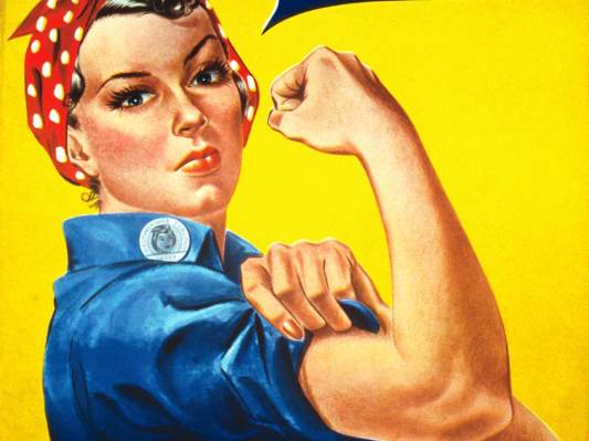 The Life and Times of Rosie the Riveter. This image is unavailable under the 4.0 Creative Commons license.