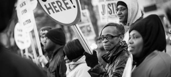 #BlackLivesMatter demonstration. Baltimore, Maryland. 2015. Photo credit: Flickr user Dorret, www.dorret.com