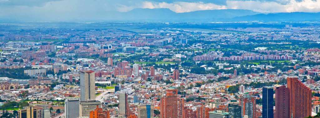 Skyline of Bogota, Colombia