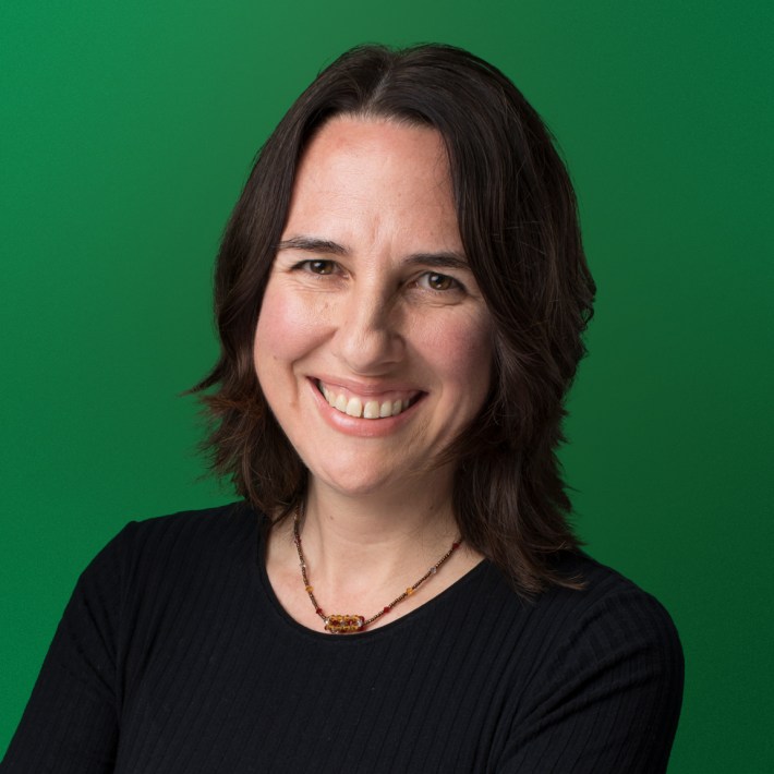 Portrait of Erika Wood. 