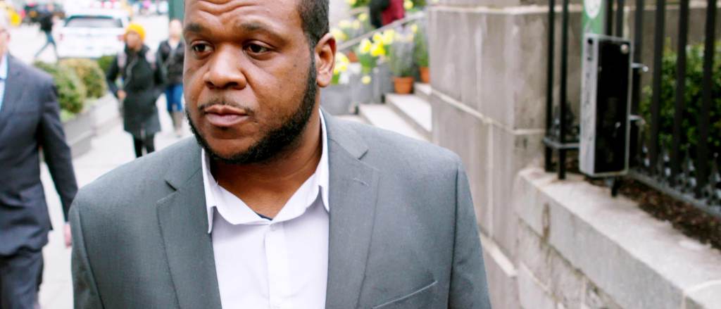 Lavar, a Ford Foundation associate, on his way into the office.