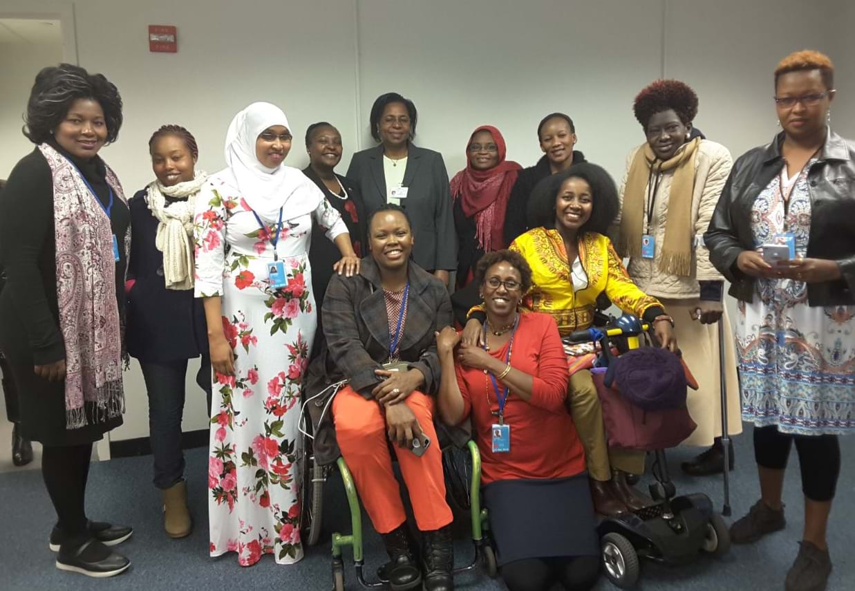 Delegation of disabled women activists
