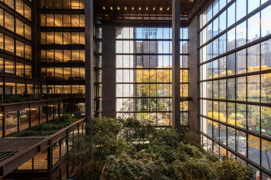 Ford Foundation Center for Social Justice Atrium Garden.