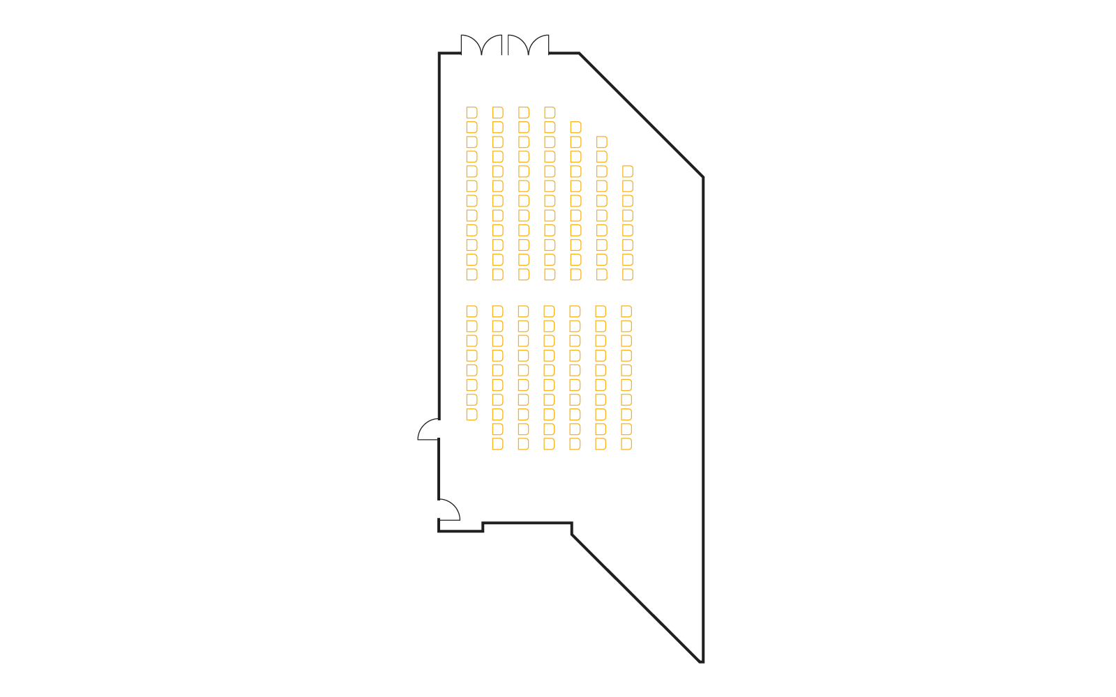 Floor Plan of Susan Beresford Room