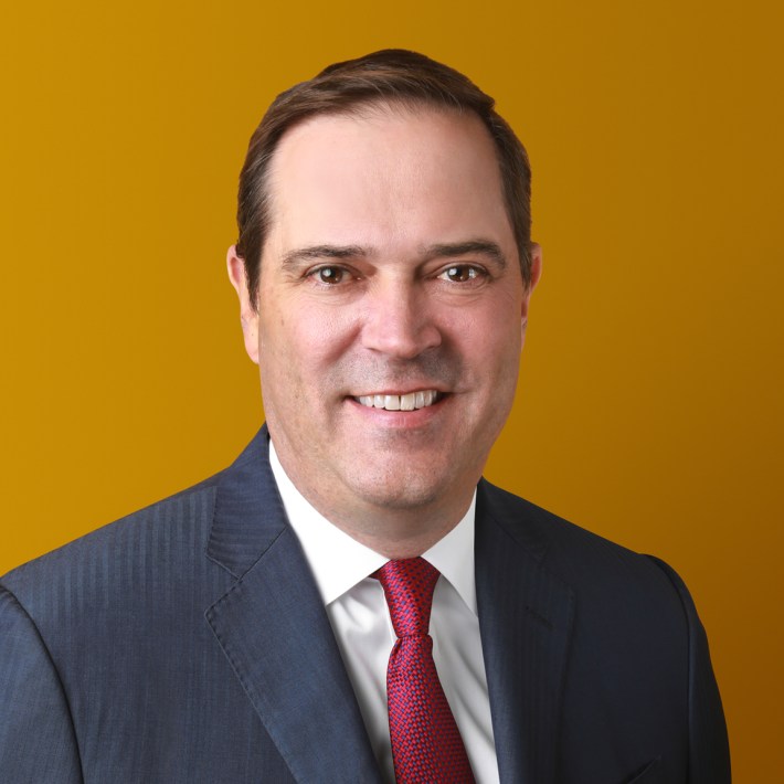 Portrait of Chuck Robbins.