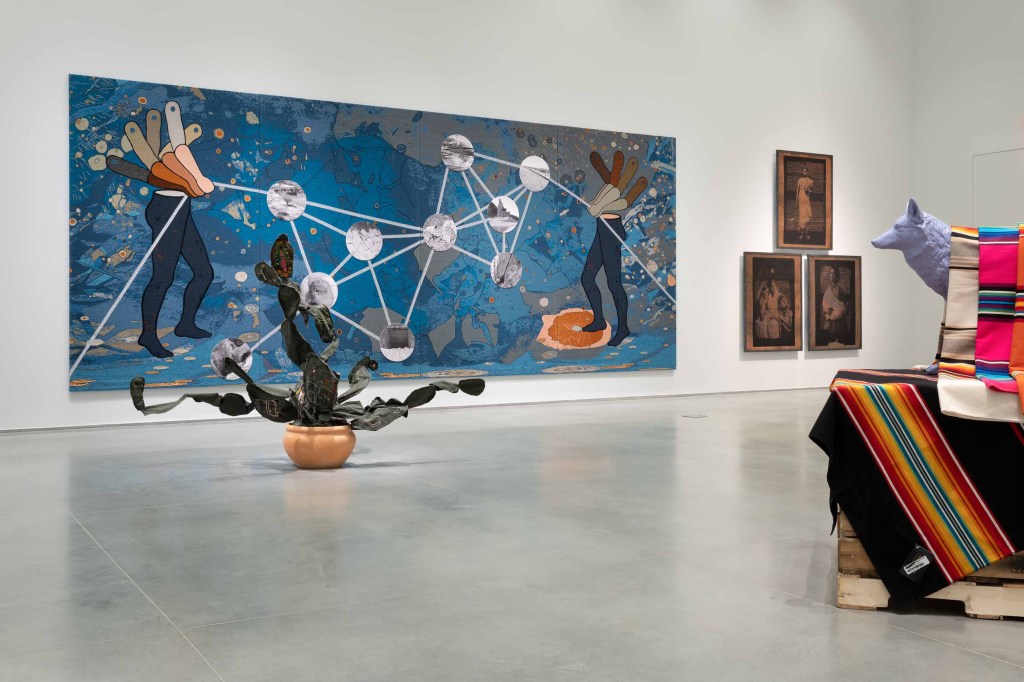 6 works from the Perilous Bodies Installation on exhibit in the Ford Foundation Gallery.