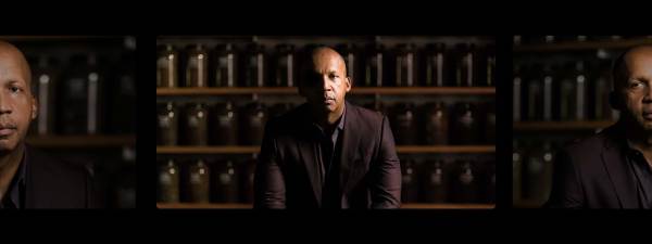 Photo collage of Bryan Stevenson