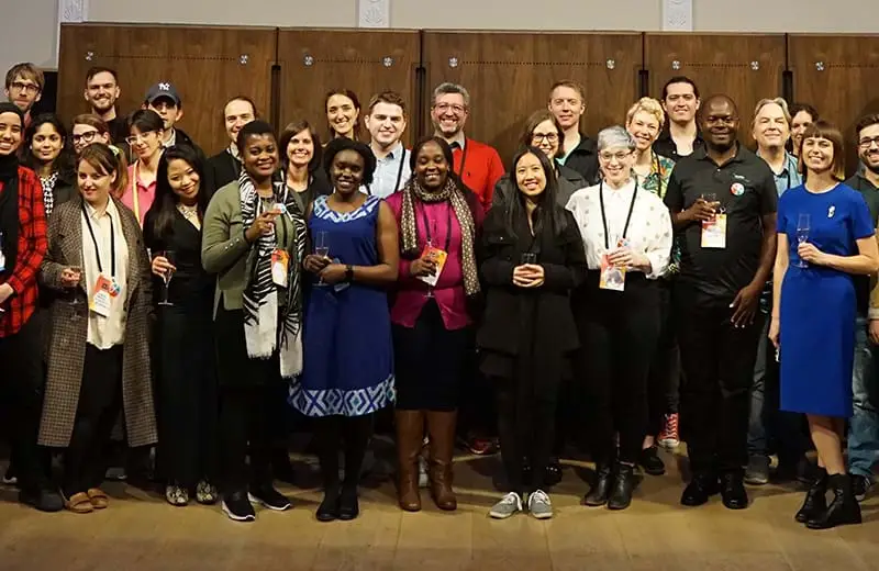 Group shot of Mozilla Web Fellows