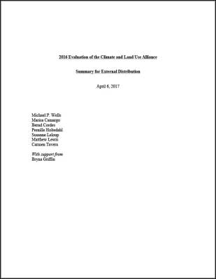 Cover of report