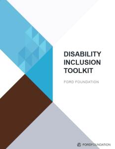 Disability Inclusion Toolkit report cover