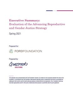 Cover of the report