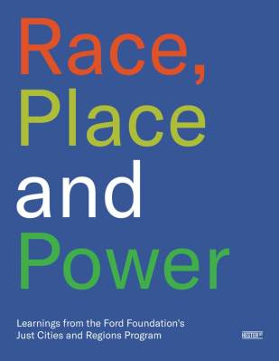 An image of the words "Race, Place and Power"