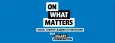 Graphic with the words: On What Matters Social Justice Leaders in Discussion with Hilary Pennington
