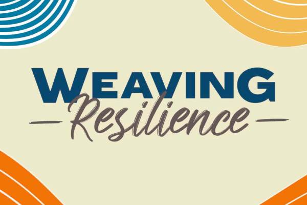 Text: Weaving Resilience
