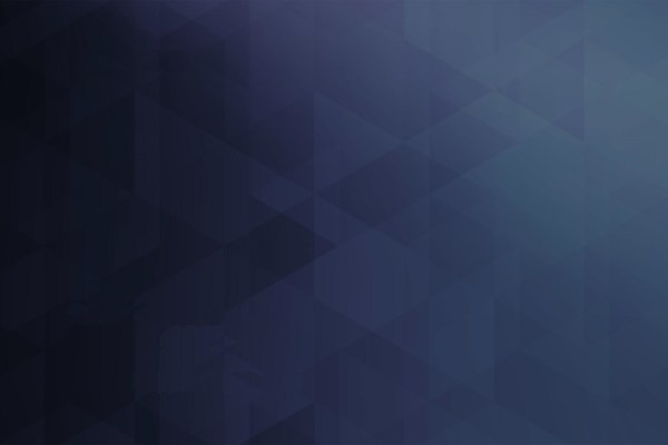 Graphic of triangles in dark shades of blue.