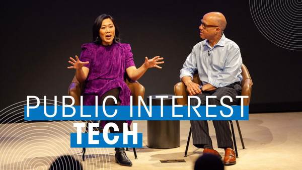 Public interest tech featuring Priscilla Chan and Darren Walker