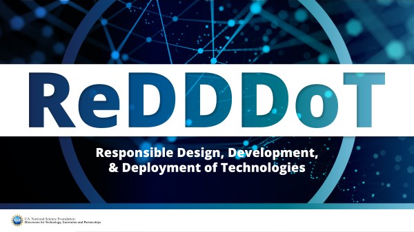 The logo for ReDDDot, Responsible Design Development, and Deployment of Technologies