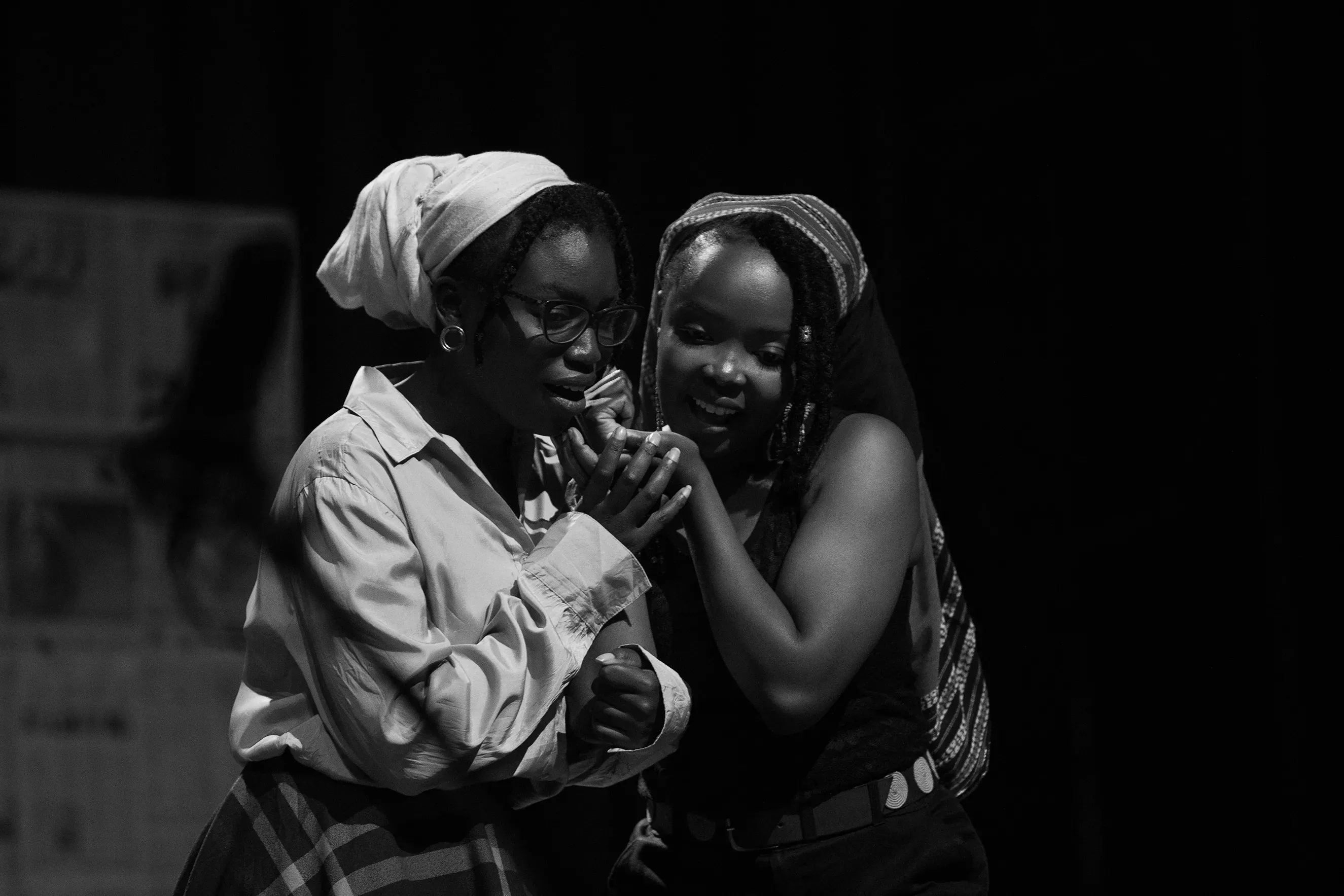 Production still from Too Early for Birds production.