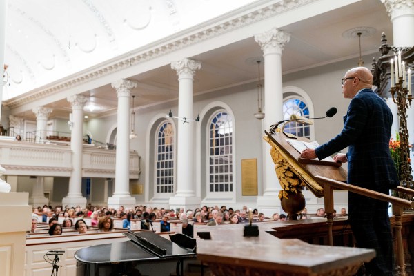 Darren Walker delivers Harvard University’s 2025 Dr. Martin Luther King Jr. lecture.