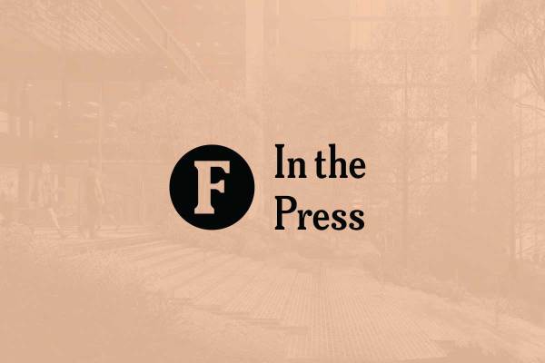 The words "A statement from the Ford Foundation" in black type against a light orange background