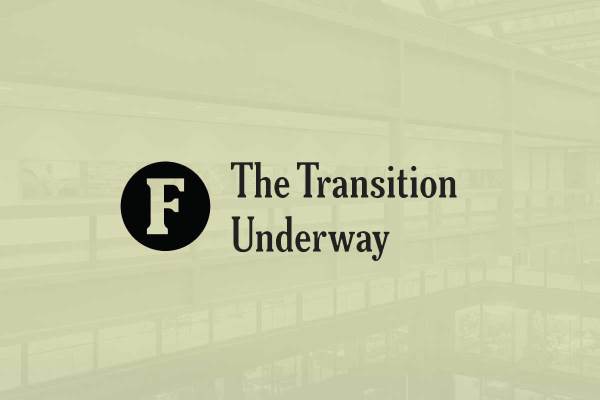 The words "A statement from the Ford Foundation" in black type against a light green background